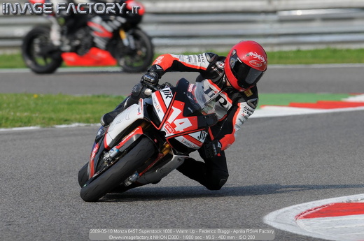 2009-05-10 Monza 0457 Superstock 1000 - Warm Up - Federico Biaggi - Aprilia RSV4 Factory